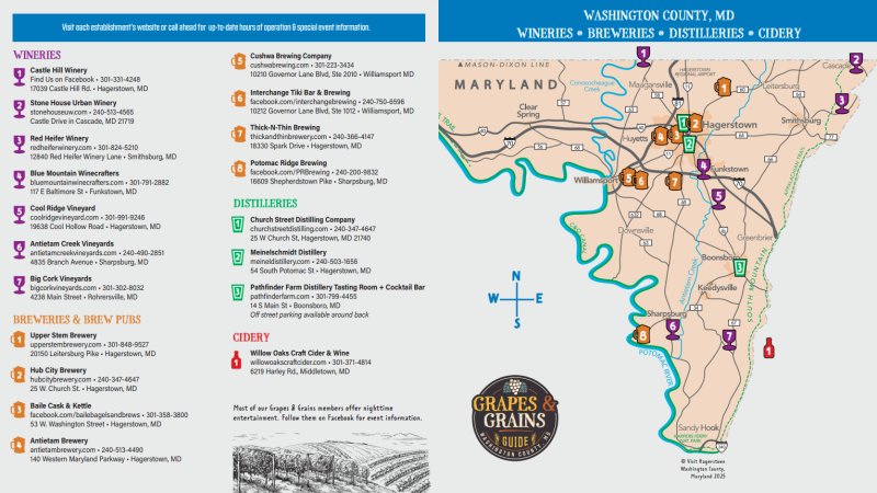 Hagerstown Drinks Locations
